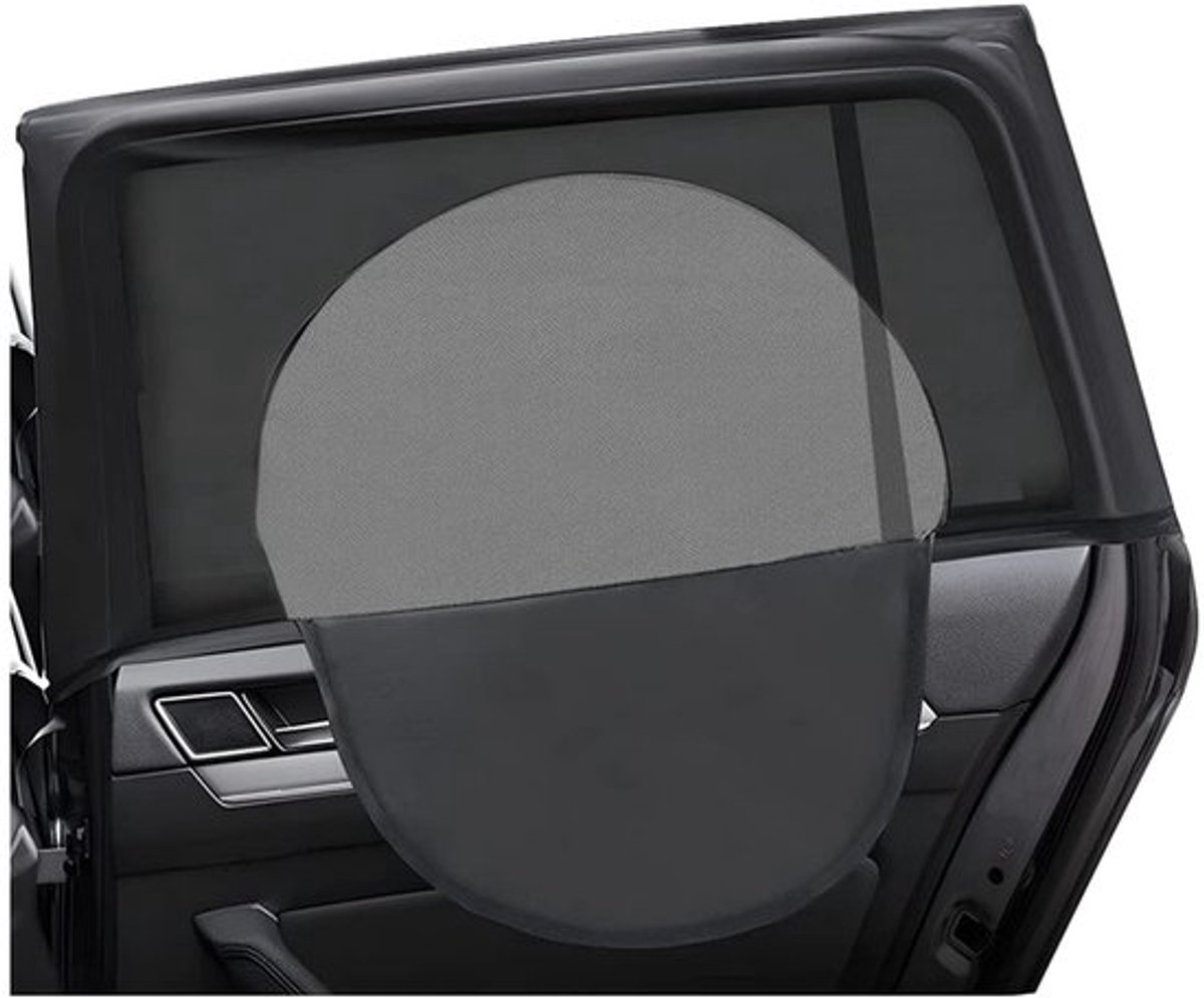 Store_7 - Auto-zonwering voor kinderen - UV-bescherming - Zwart