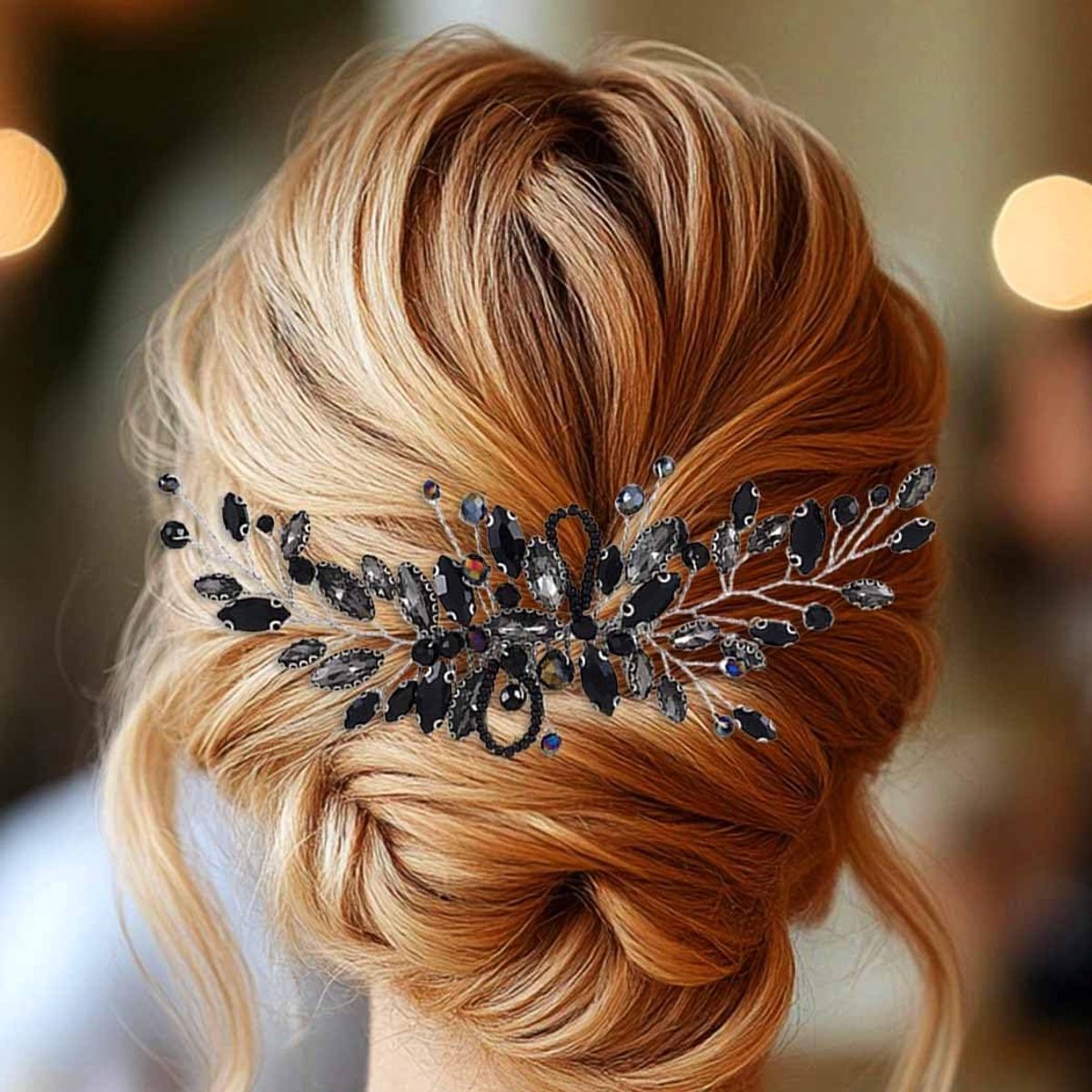 Haarkam strass haarstukje prom bruid bruiloft haarsieraad voor vrouwen en bruiden
