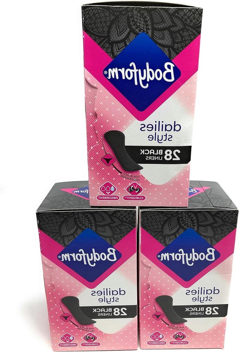Zwarte Pantyliners - Dagelijkse Inlegkruisjes - Persoonlijke Hygiëne - CurveFit Pasvorm - 84 Stuks - Zwart