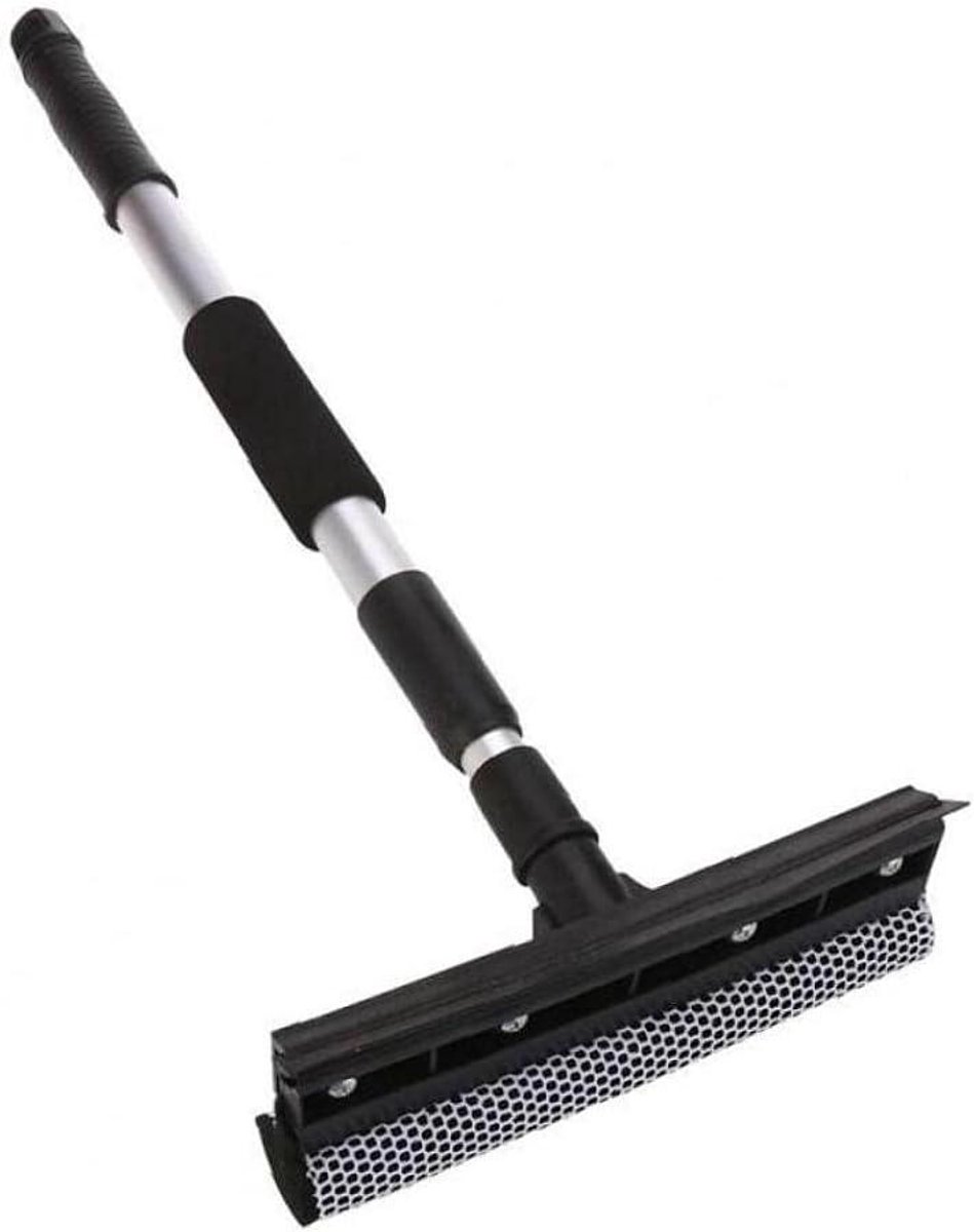 Raamwisser Reiniger - Spons Wisser - Auto Ramen Wassen - Uitschuifbaar Handvat - 48.5 cm - Blauw