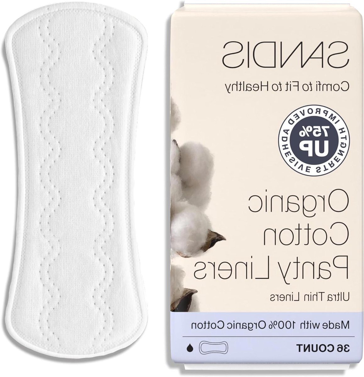 Dames Pads - Menstruatieproducten - Persoonlijke Hygiëne - Organisch Katoen - 36 Stuks - Wit