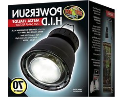 Terrarium Lamp - UVB Armatuur - Reptielen Verwarmen - Geïntegreerde Ballast - 70 W - Zwart