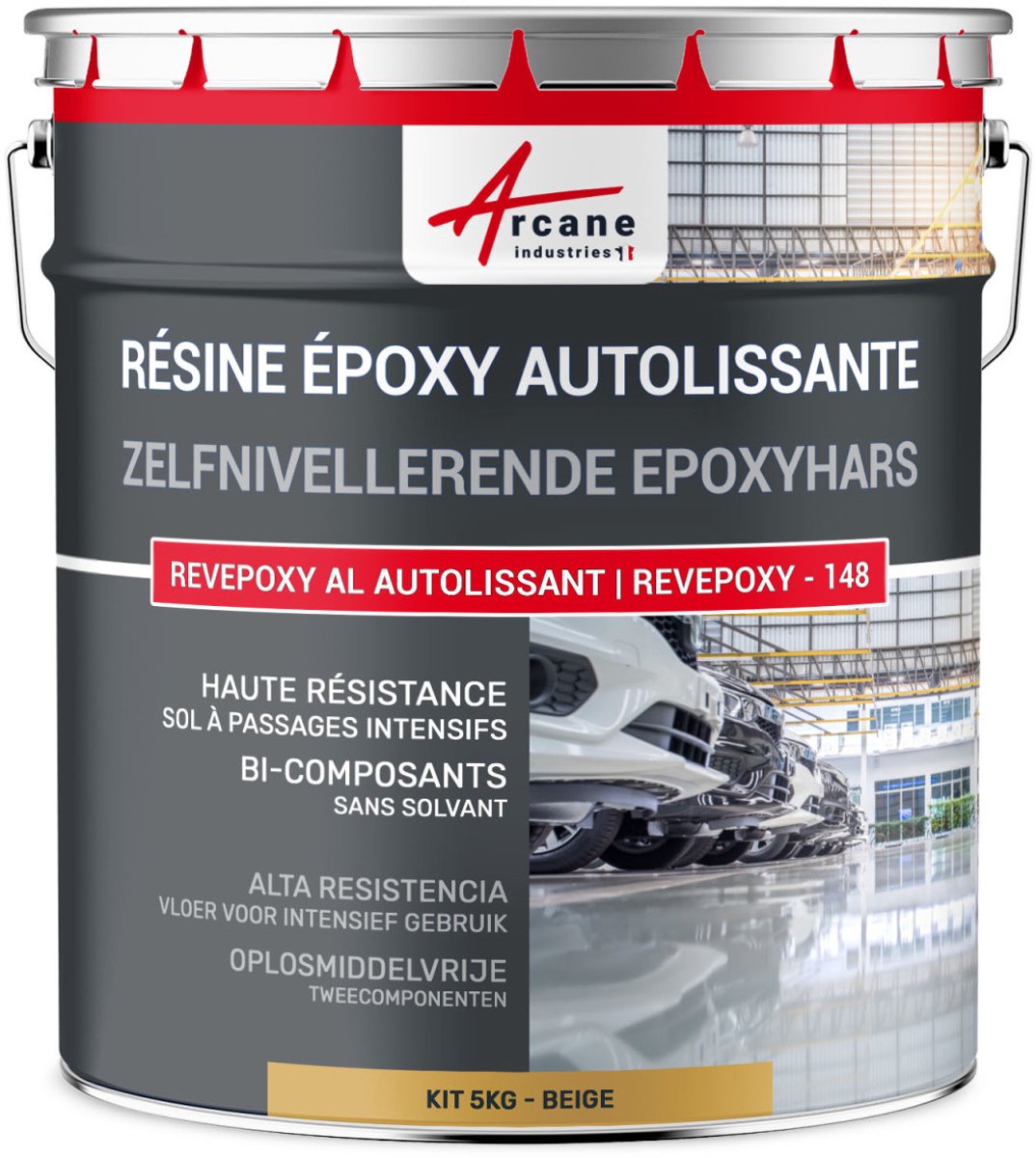 Epoxyhars Vloer, zelfnivellerend - REVEPOXY - 148