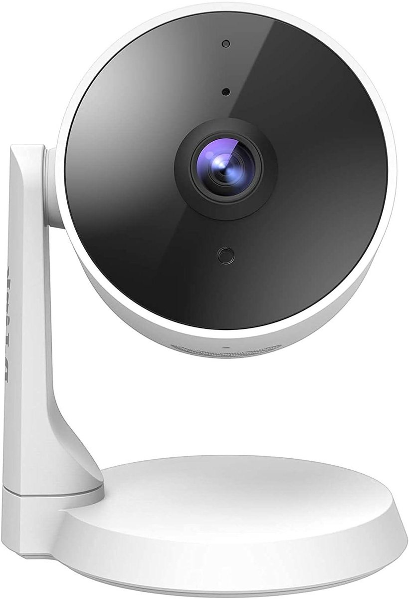 Smart Full HD Wi-Fi Camera - Beveiligingscamera Koepel - Huis Beveiligen - AI Persoonsdetectie - 151 Graden Kijkhoek - Wit