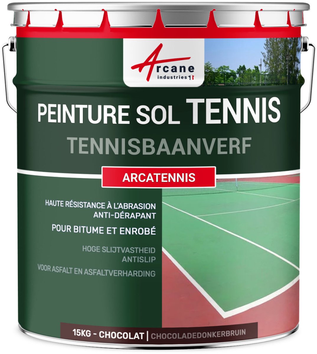 Antislip verf voor tennisbaan - ARCATENNIS