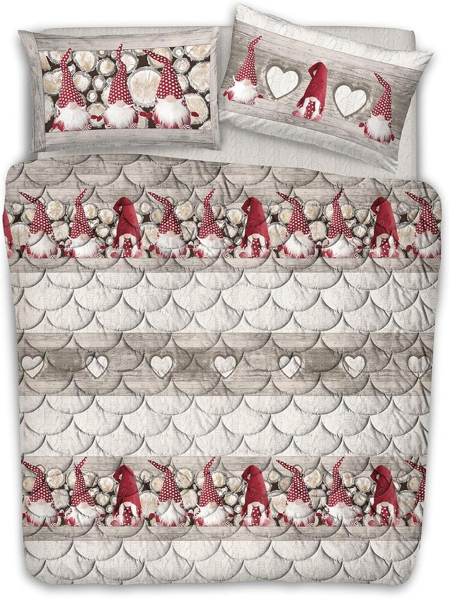 Eenpersoons Dekbed - Winterdeken Deken - Warm Blijven - Anti-allergeen Vulling - 170 x 280 cm - Rood