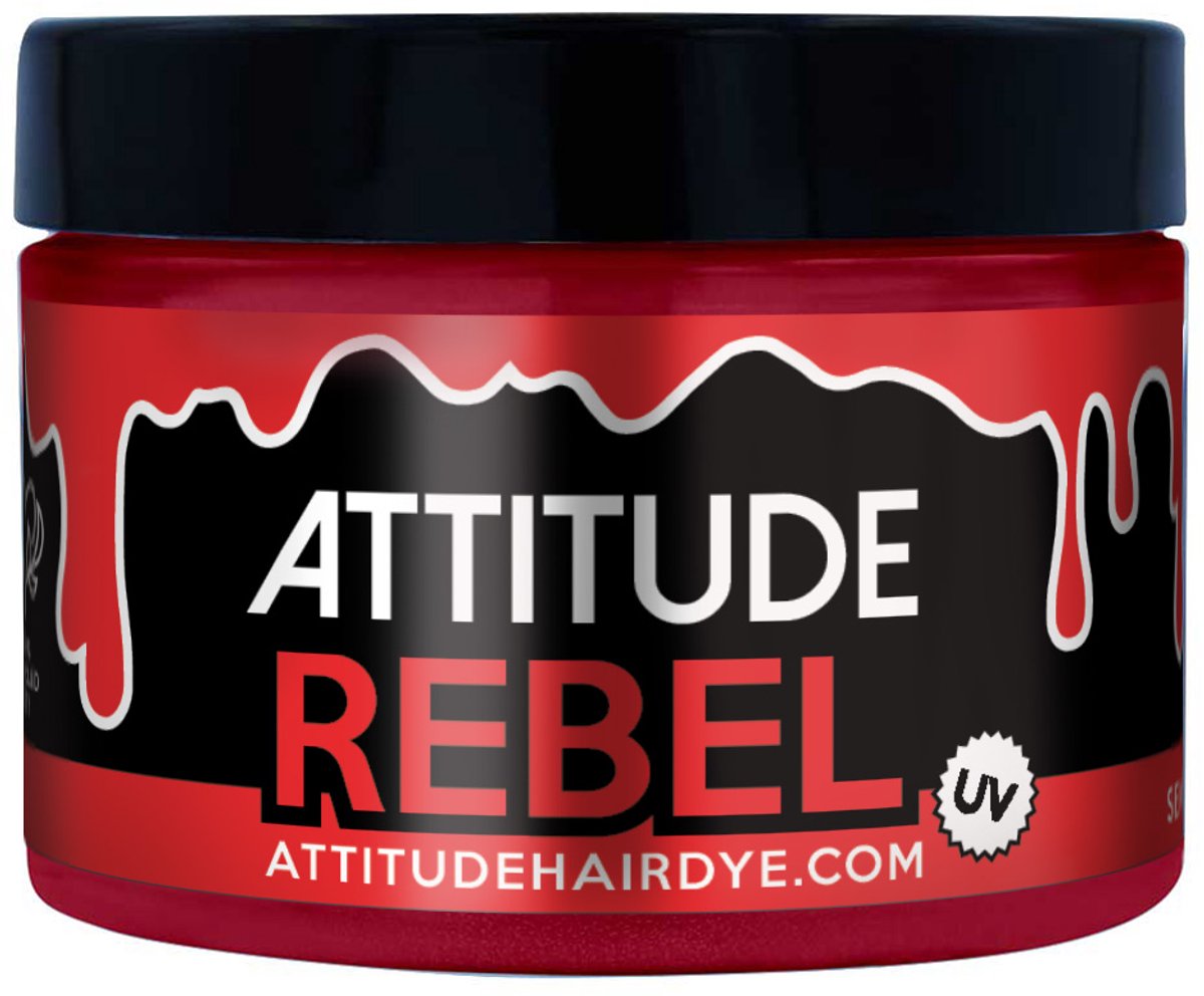 Attitude Hair Dye - Rebel UV Semi permanent hairdye - Oranje/Rood