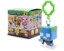 Minecraft Series 4 Backpack Hangers Blind Box - 1 exemplaar - 8 cm - Spaar ze allemaal