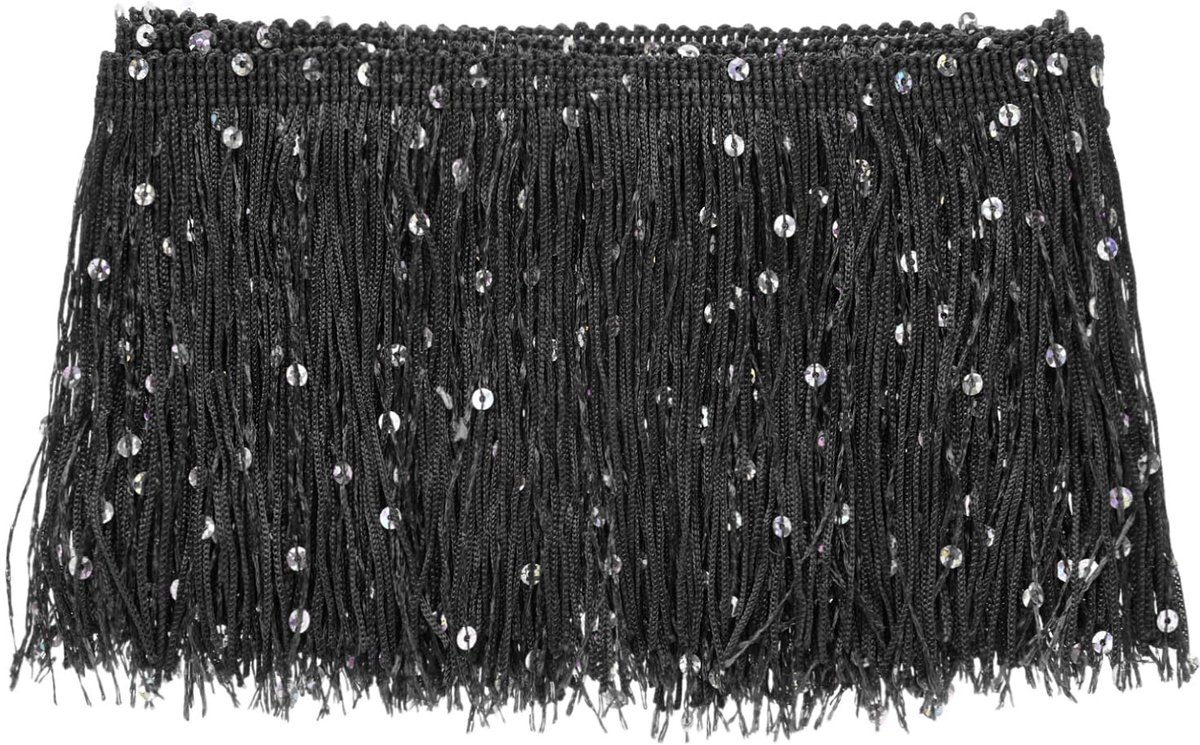 Fringe Trim 4 "Sprankelend Polyester Franje Trim Lint Boho Kant Naaien Trimmen voor Latijn