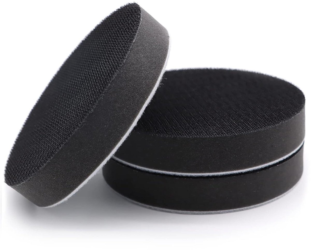 Interfacepads Schuim - Polijstpads Spons - Vlakschuren Polijsten - Zachte Flexibele Spons - 127 cm - Zwart