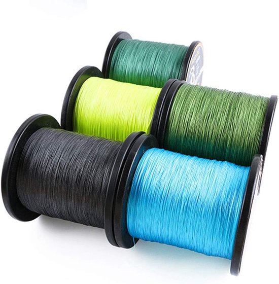 Gevlochten Vislijn - Visdraad Lijn - Zeevissen Vissen - Anti-beet Slijtvast - 1000m 1.5 (0.20mm/11.36kg) - Blauw — afbeelding 3