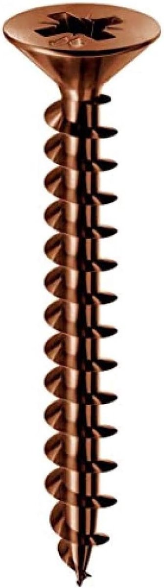 Houtschroeven - Schroeven - Houtverbindingen maken - Gepolijst - 3x40 mm 500 stuks - Gebronsd