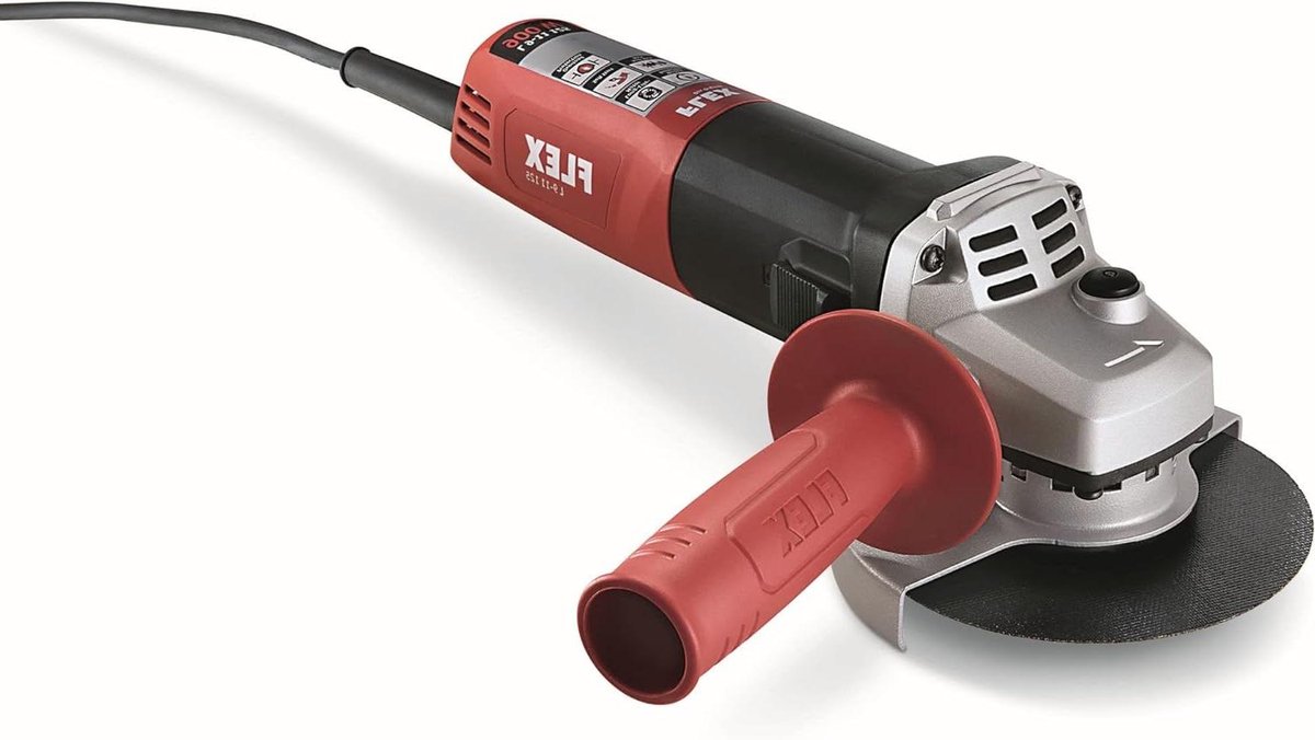 Haakse Slijper - Slijpmachine Gebogen - Metaal Bewerken - Compact Slank Design - 125 mm - Veelkleurig