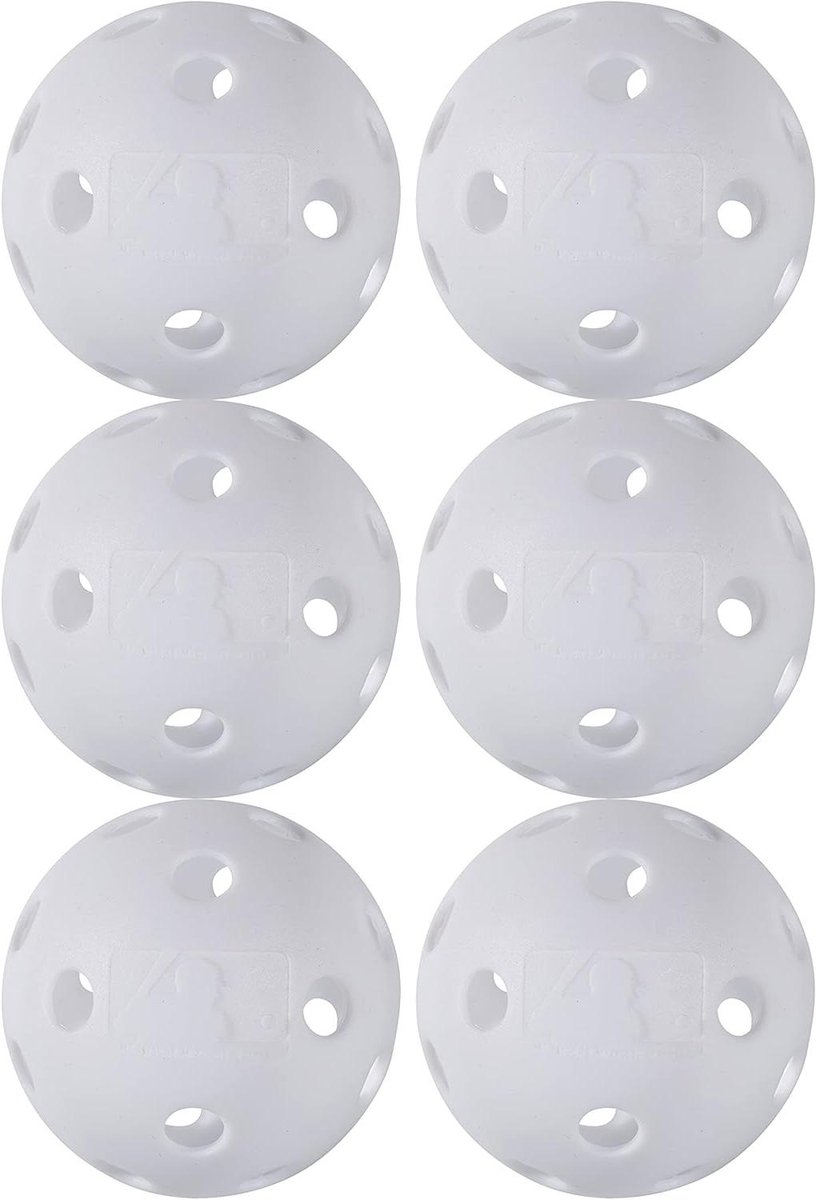 Oefenballen Honkbal - Trainingsballen Baseball - Sport Training - Beperkte Vlucht - Officieel 9 Inch - Wit