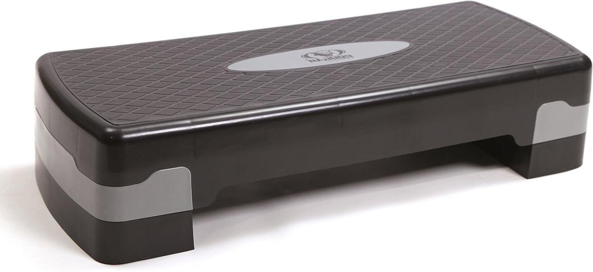 Step Bankje - Fitness Step - Cardio Training - Verstelbare Hoogte - 67 x 27 x 10 cm - Zwart