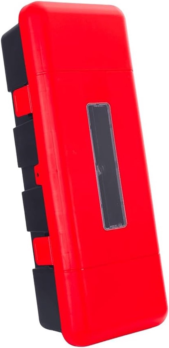 Brandblusserbox - Brandblusserkast Brandblusserhouder - Brandveiligheid Verzekeren - Robuust Ontwerp - 9-12 kg - Rood