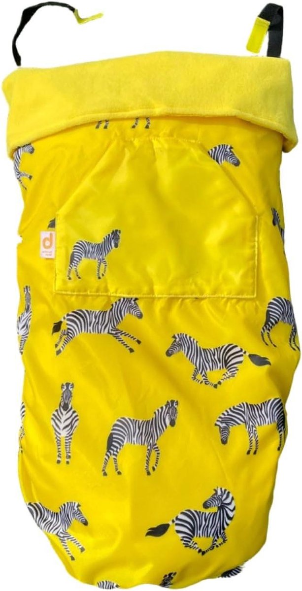 Voetenzak Kinderwagen - Universele Cover - Buitenactiviteiten Gezin - 4-in-1 Multifunctioneel Ontwerp - Pasgeboren tot 4 jaar - Gele Zebra