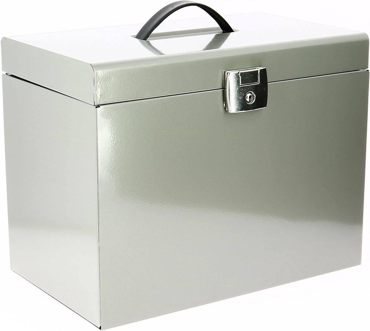 Kofferset Metaal - Opbergkoffer Dossier - Documenten Sorteren - Metalen Sluiting - 37 x 22 x 295 cm - Metaal