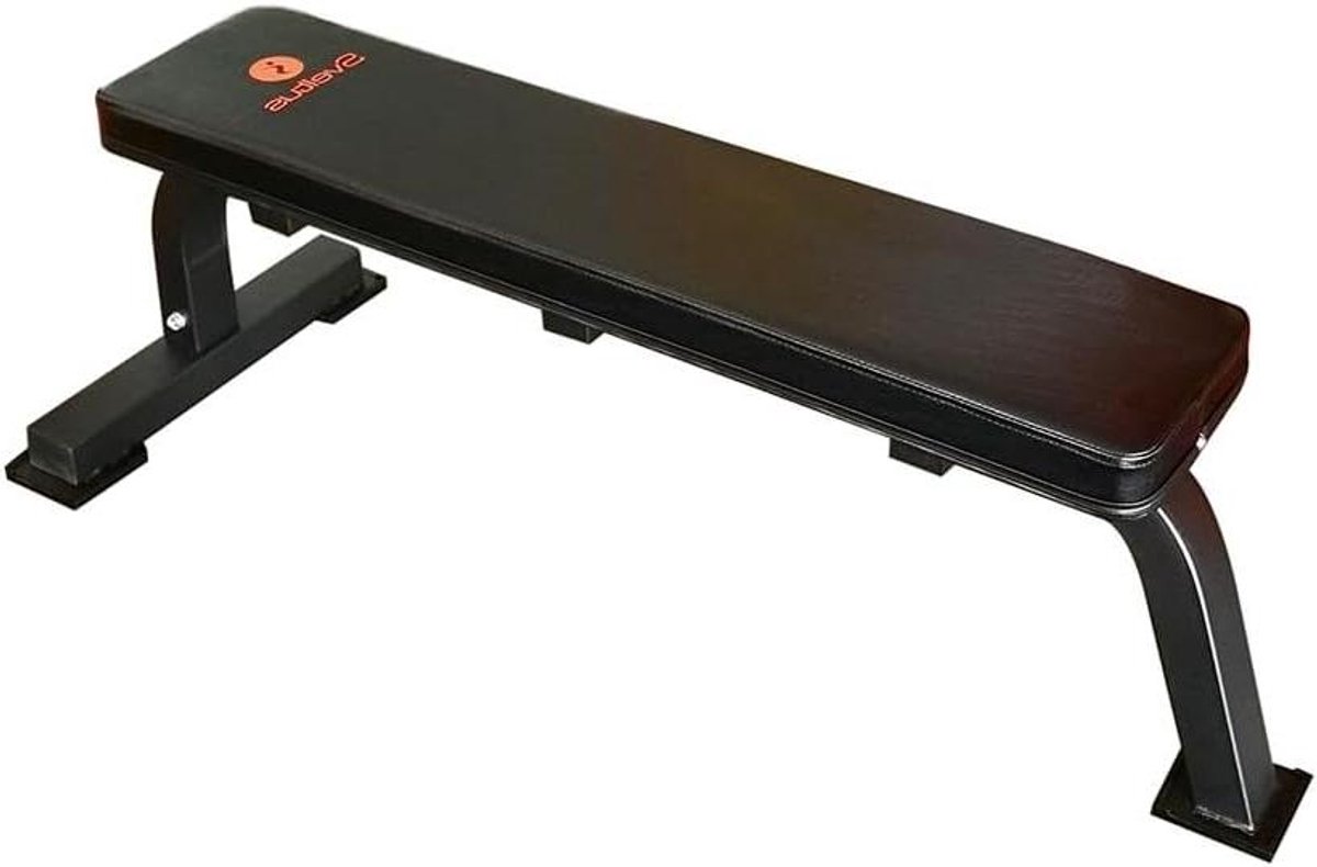Fitness Bank - Trainingsbank - Bovenlichaam Trainen - Comfortabele Zitting - 132 cm - Zwart