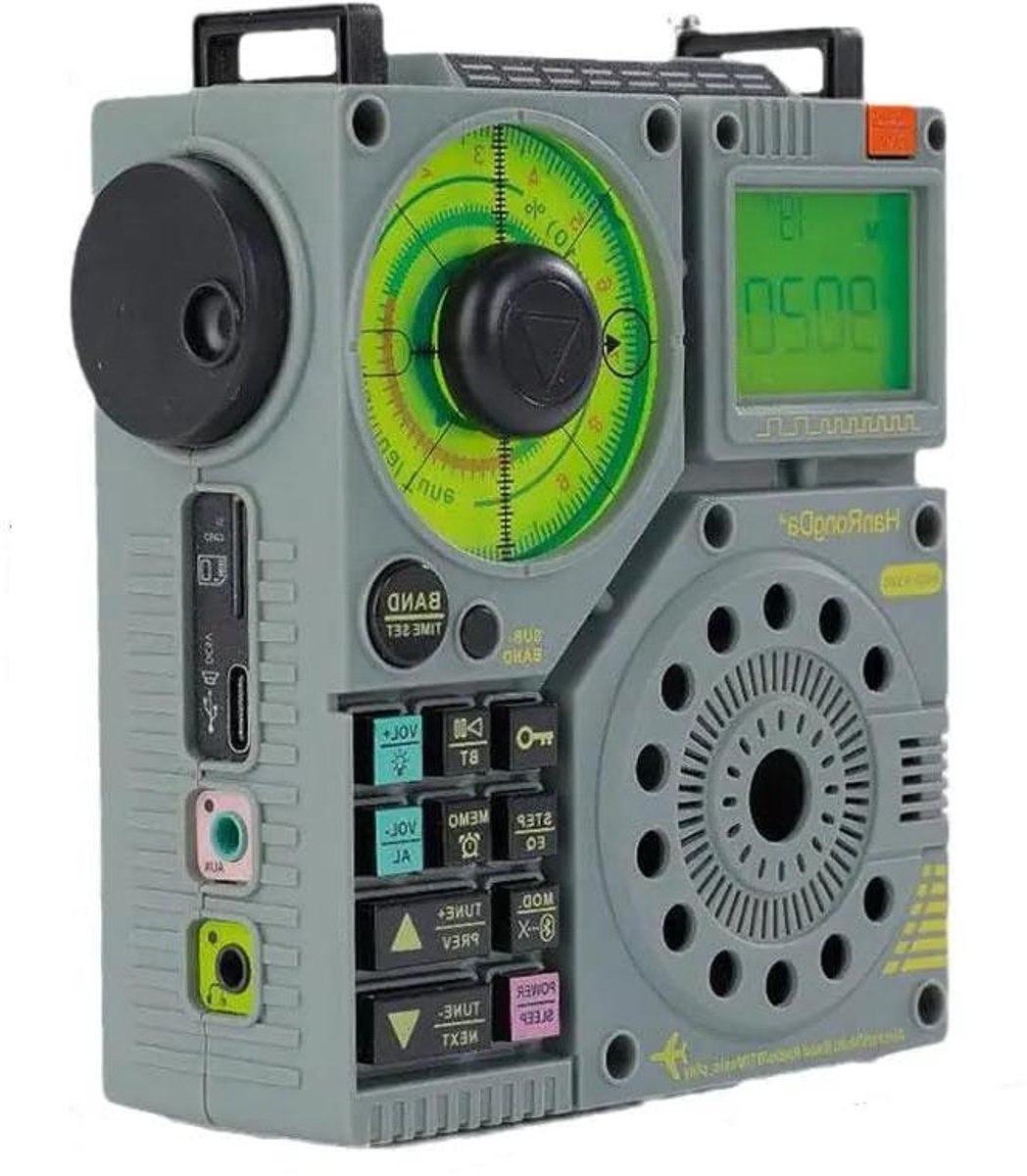 Draagbare Radio Ontvanger - AM FM Radio - Wereldwijd Luisteren - App Bediening Bluetooth - 995 Stations Opslag - Zwart