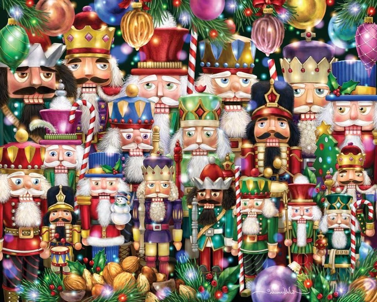 Kerst Puzzel - Legpuzzel Stukjes - Ontspannen Tijd - Gemaakt VS - 1000 Stukjes - Veelkleurig
