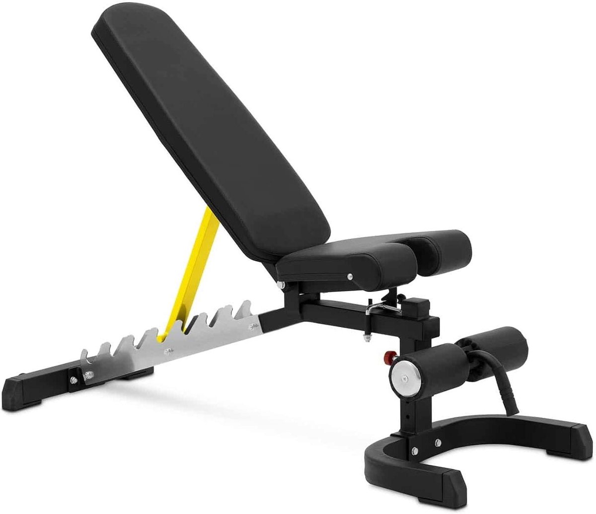 Verstelbare Fitnessbank - Trainingsbank - Kracht Training - Veelzijdige Helling - Tot 150 kg - Zwart