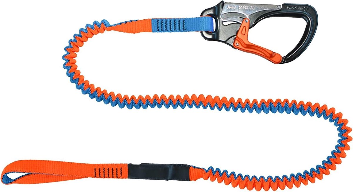 Veiligheidslijn - Veiligheidskabel Zeilen - Watersport Veiligheid - Lichtgewicht Compact - 2 meter - Blauw