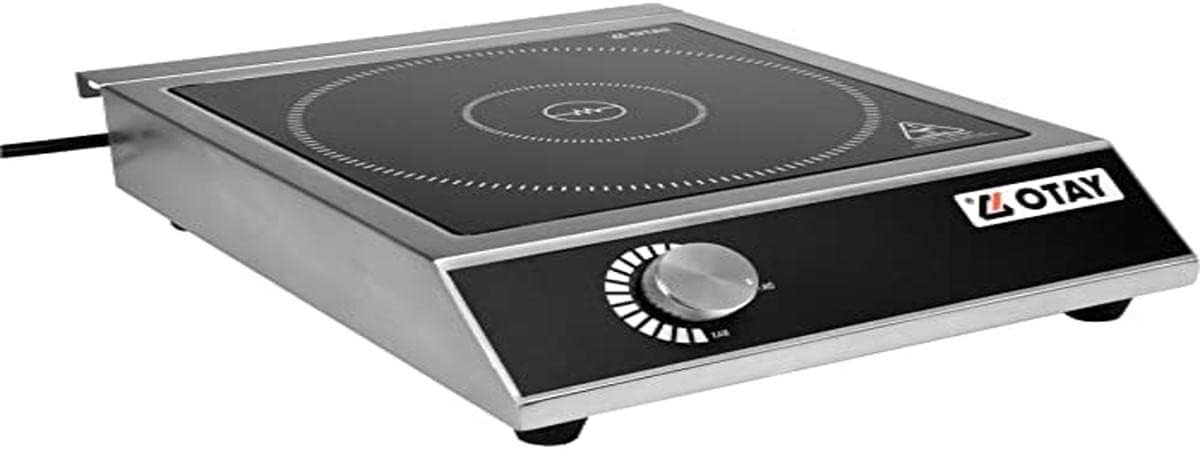 Inductiekookplaat - Professionele Kookplaat - Snel Koken - Roestvrijstalen Behuizing - 325 x 420 mm - Zilver