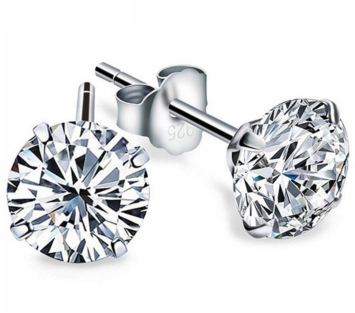 Oorstekers oorsieraden met zirkonia voor vrouwen meisjes box