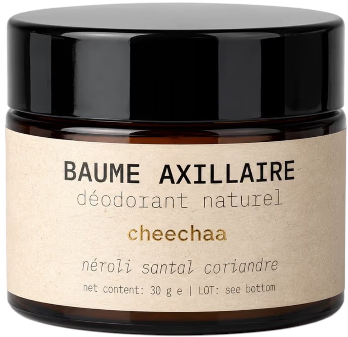 Cheechaa Néroli Santal Coriandre | Natuurlijke Deodorant Balm | 30 g