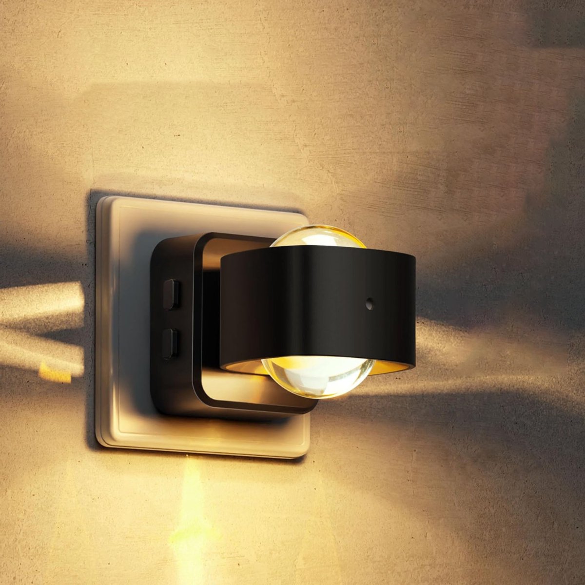 CRLYN® Stekkerlamp Dimbaar voor Binnen - Stopcontactlamp - Stekkerspots