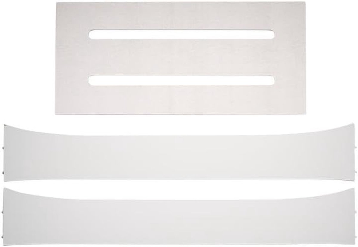 Junior Uitbreidingsset - Ledikant Omvormer - Babykamer Inrichten - Originele Accessoires - 1 Set - Wit