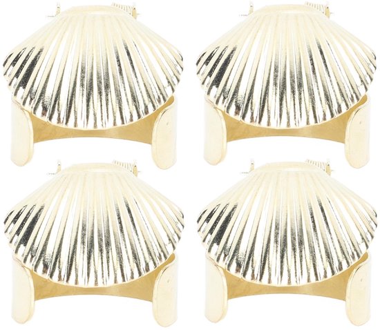 Diyeeni Automatische Kaarsendover 4 Stuks, Metalen Kaarsendovertimer voor Kaarsen van 0,7-1 Inch, Zelfdovende Kaarsenstopper Veiligheidsclip, Elegante Vlammendover voor Pijlerverjaardagskaarsen (GOLD) — afbeelding 4