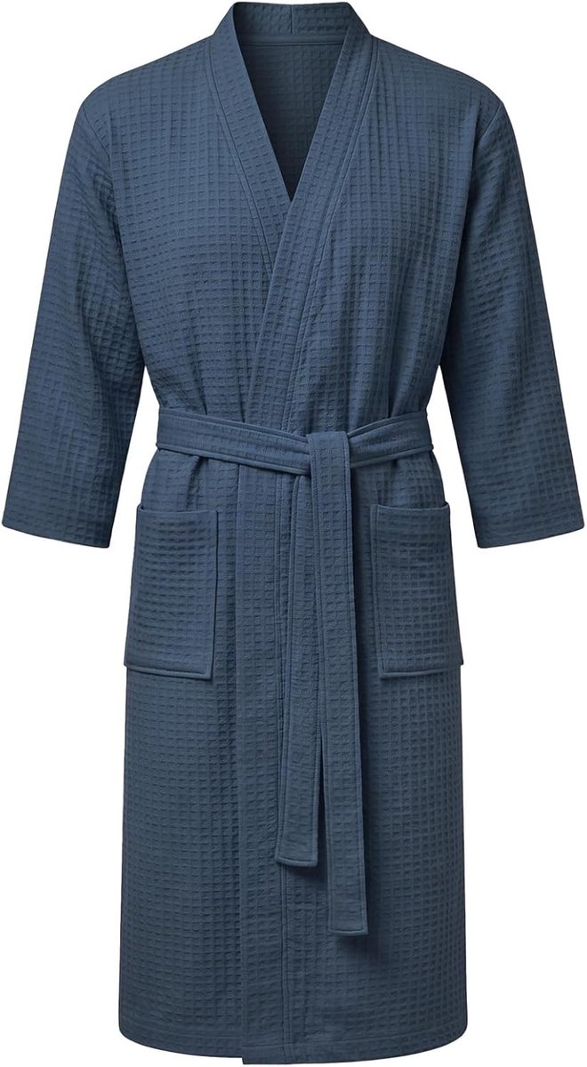 Badjassen Unisex Badhanddoek Body Wrap Lichtgewicht Badjassen Douche Bad Wrap Handdoek Spa Hotel Wafel Gewaad Geweven Loungewear Housecoat Handdoek Rok met Zakken