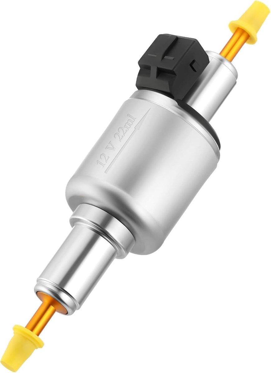Diesel Auxiliary Heater Pomp voor 2KW, 5KW en 8KW - 12V 22ML Brandstofpomp met Doseringsfunctie en Oliedop voor Verwarming