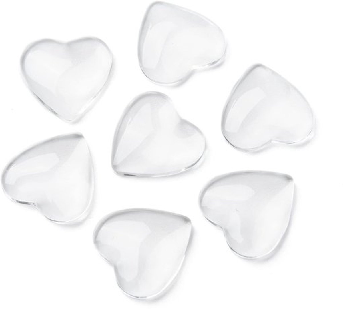 Aladdien - Glas Cabochon - 200 Stuks - 10mm - Heldere Glas Tegels