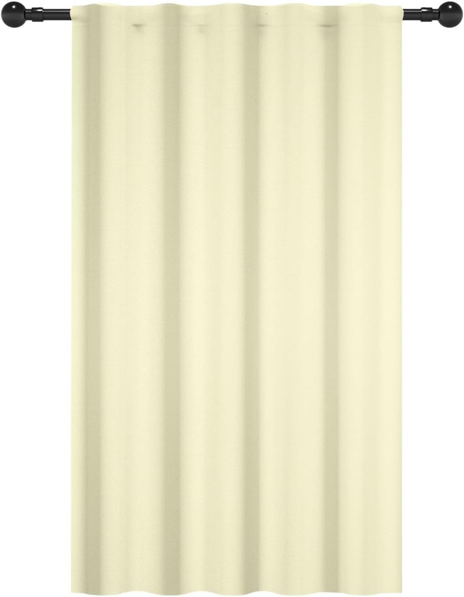 107x160cm Crème Licht Filtrerende Gordijnen Macaron Boerderij Nordic Boho Minimalistische Effen Kleur Gordijnen Kamer Verduistering Staaf Pocket Raambehandelingen voor Kwekerij Kleuterschool