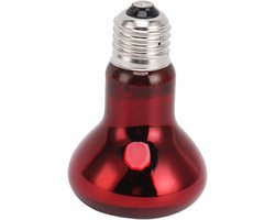 Keramische Reptielenlamp - Warmtelamp Terrarium - Reptielen Verzorgen - Dag en Nacht Simulatie - 25W - Rood