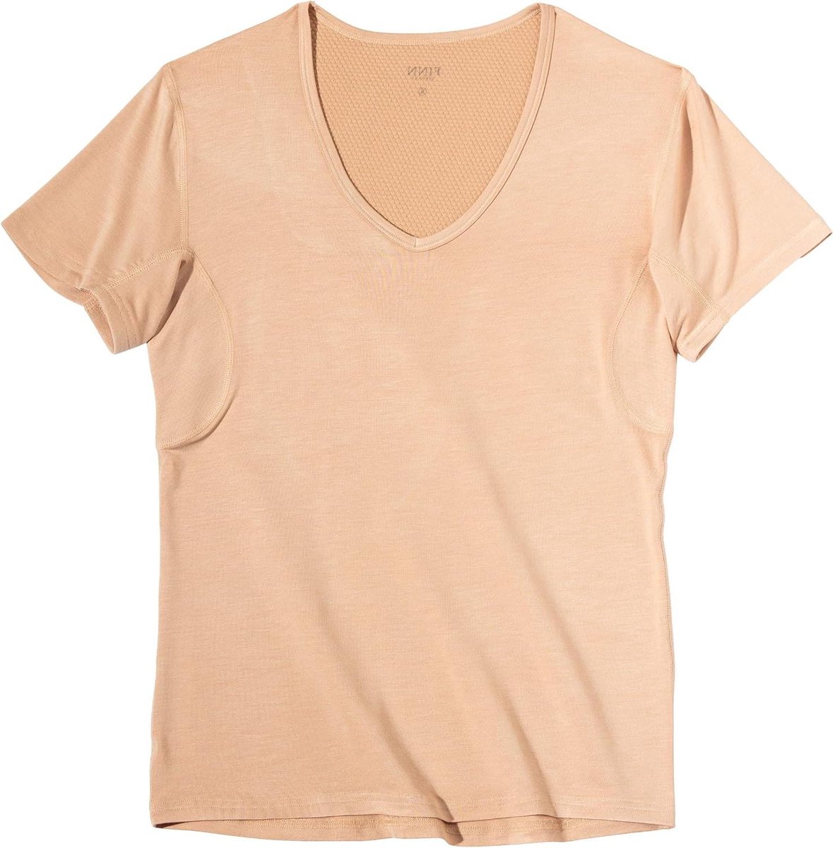 Anti-zweet shirt heren - Onderhemd zweetvrij - Zweetvlekken voorkomen - Met okselpads - Extra korte mouwen - Wit