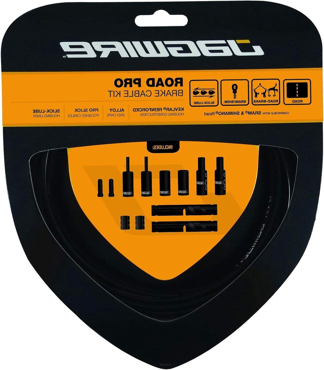 Jagwire Kabelset - Remkabels - Fietsen Onderhoud - Fluid Versterkt - 5mm - Zwart