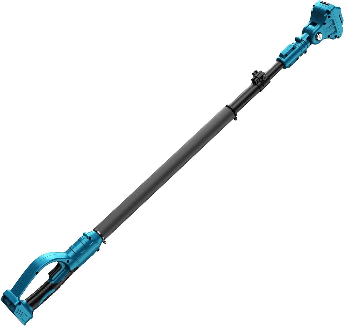 Telescopische steel - Verstelbare stok - Tuinonderhoud - Verlengt bereik - 111 cm - Zwart