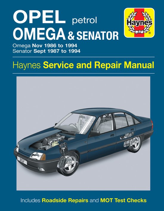 Opel Omega & Senator Service & Repair Ma - cover