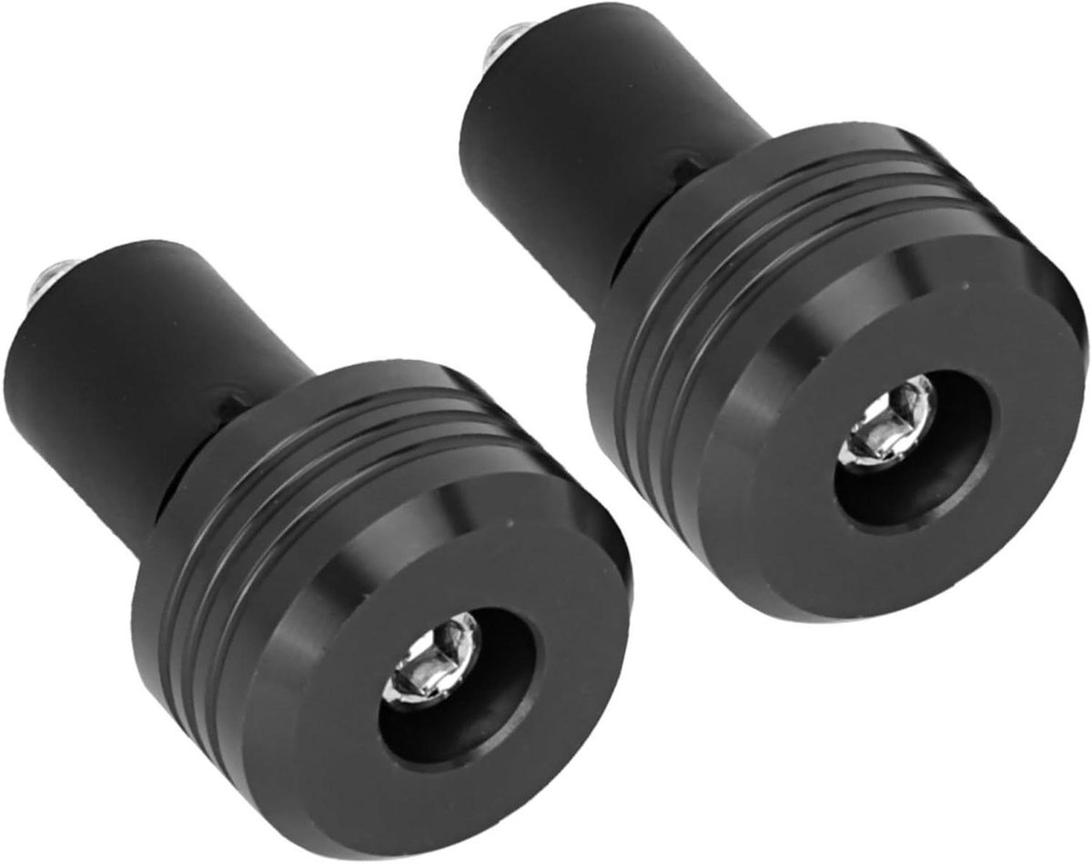 Motor Stuurgrepen - Motorhandvatten Set - Motor Beschermen - CNC Aluminium - 22 mm - Zwart
