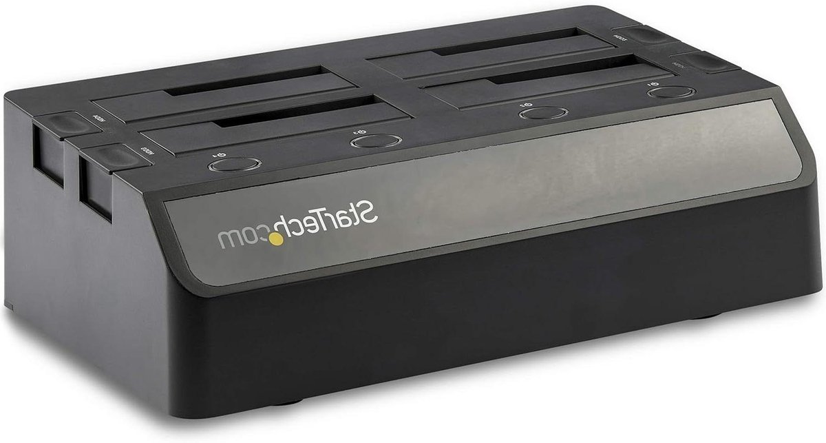 Docking Station Harde Schijven - Harde schijf station - Data Beheer - 4 Bay Tool-Free - USB 10Gbps - Zwart