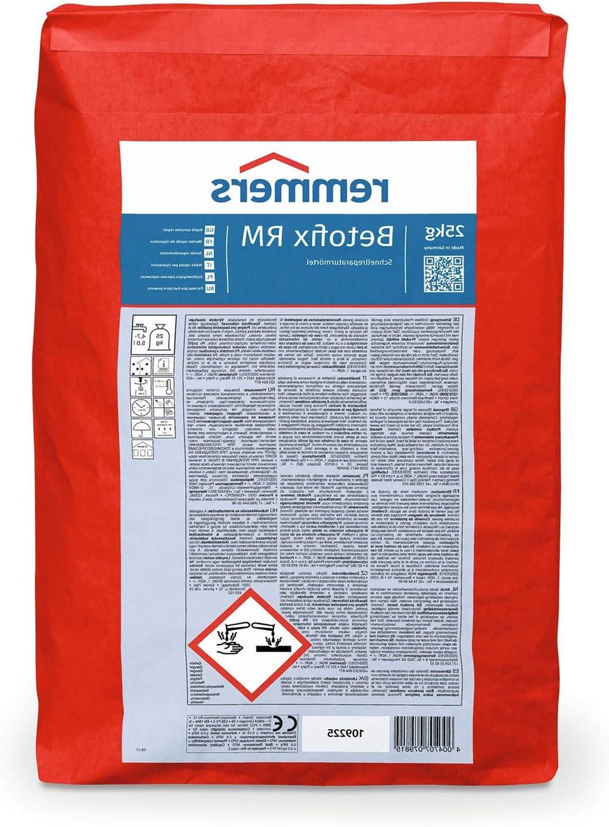 Beton Reparatie Mortel - Snelmortel Herstel - Beton Herstellen - Snelhardend - 25 kg - Grijs