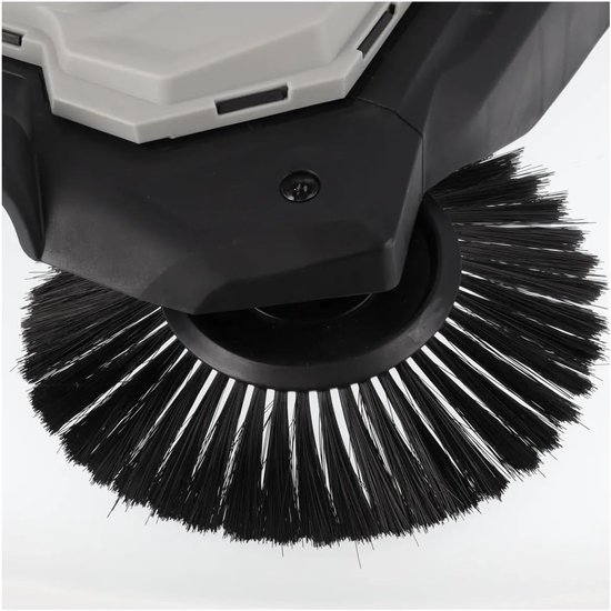 Handveegmachine - Veegmachine Vegen - Opritten Schoonmaken - Grote Werkbreedte - 650 mm - Grijs — afbeelding 3
