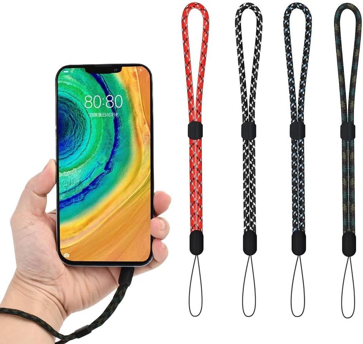 Camera Polsband - Polsriem Universeel - Apparaten Beveiligen - Verstelbare Snelsluiting - 25 cm - Meerdere Kleuren