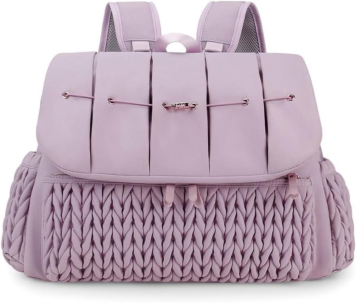 Baby Luiertas Rugzak - Nappy Bag Mama Tas - Baby Verzorging - Waterproof Polyester Stof - Grote Capaciteit - Grijs