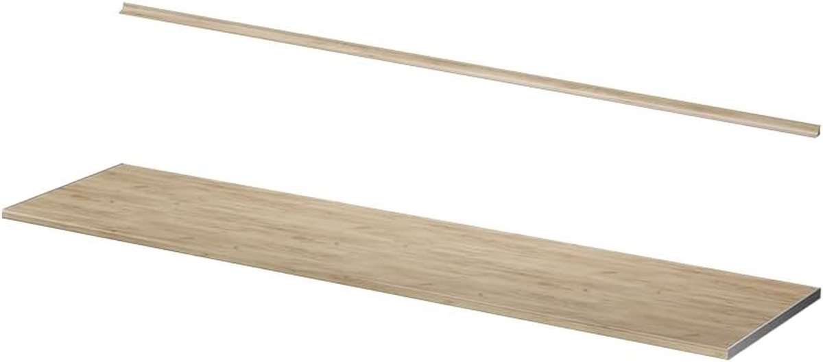 Keukenwerkblad - Aanrechtblad Werkblad - Keukenrenovatie - Universeel Passend - 240 cm - Goud Eiken