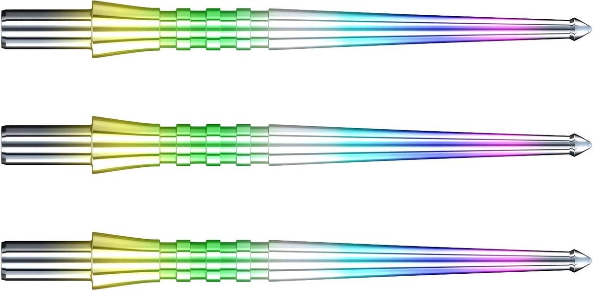Dartpunten - Pijlpunt Set - Darts Spelen - Speerpuntprofiel - 33 mm - Regenboog